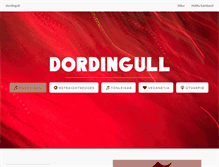 Tablet Screenshot of dordingull.com