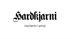 Desktop Screenshot of hardkjarni.dordingull.com